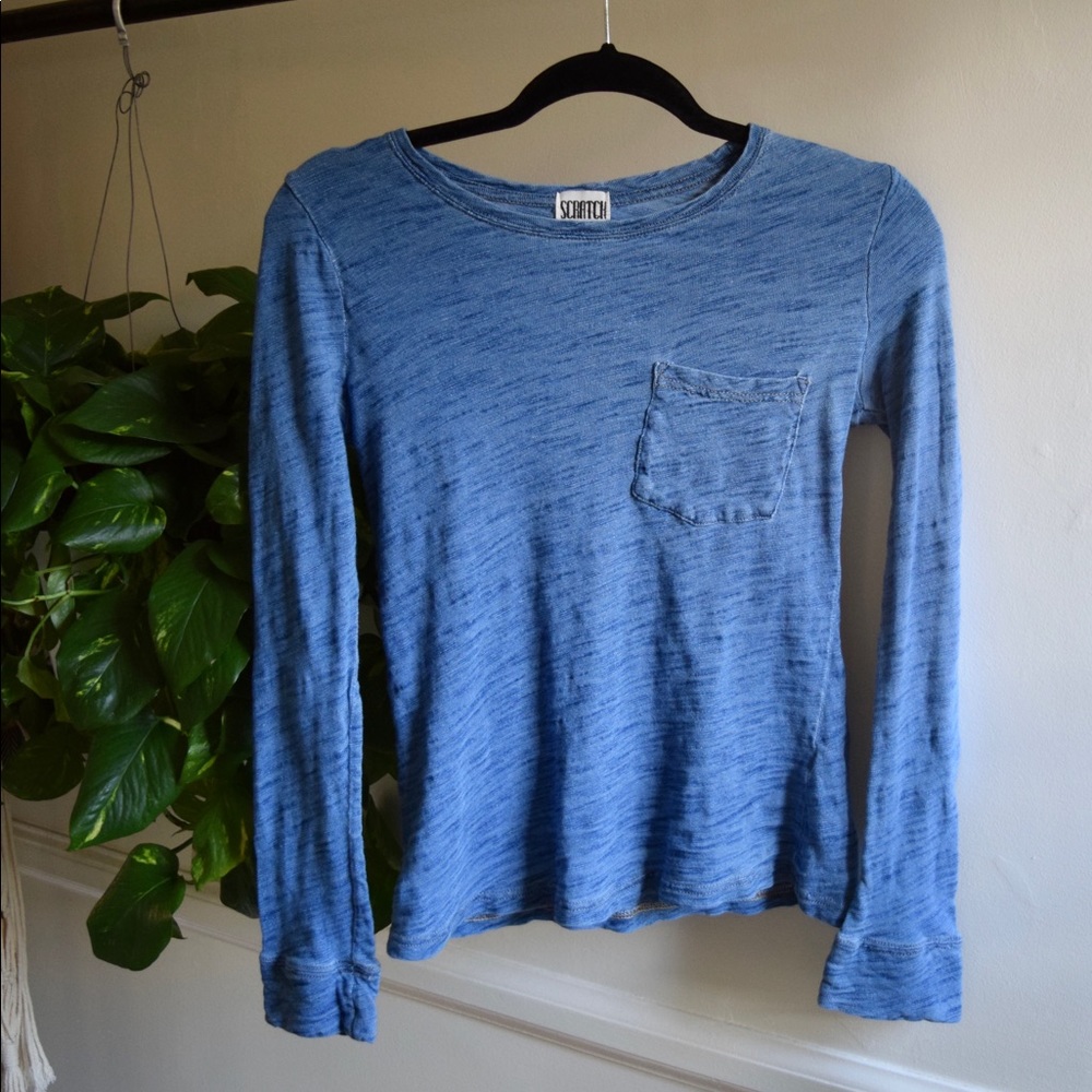 Vintage Faux Denim Top